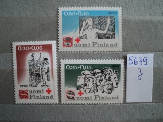 Фото марки Финляндия серия 1970г **
