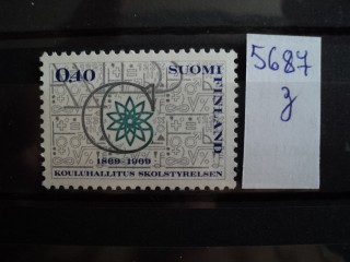Фото марки Финляндия 1969г **