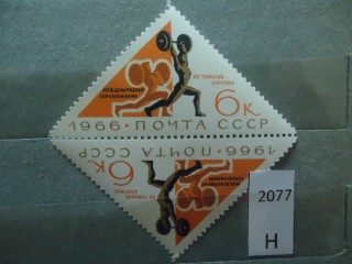 Фото марки СССР 1966г тет-беш **