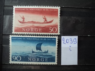 Фото марки Норвегия серия 1962г **