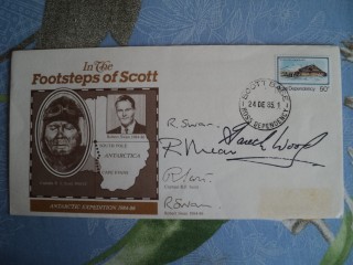 Фото марки Земля Роос конверт Полярная почта