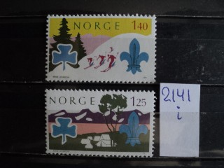 Фото марки Норвегия серия 1975г **