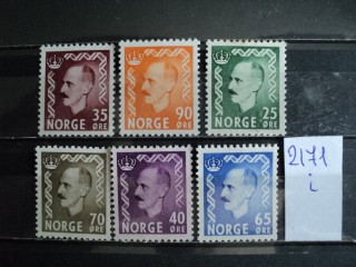 Фото марки Норвегия серия 1955г **