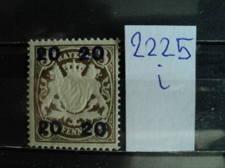 Фото марки Герман. Бавария 1920г *