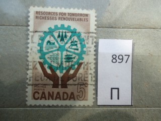 Фото марки Канада 1961г