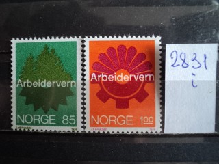 Фото марки Норвегия серия 1974г **