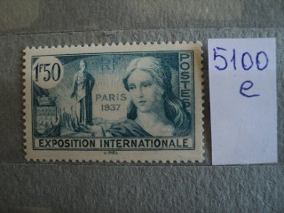 Фото марки Франция 1937г *
