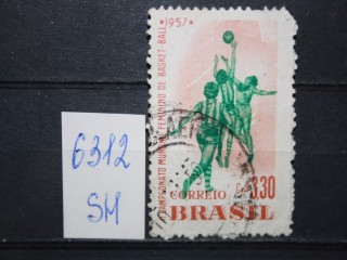 Фото марки Бразилия 1957г