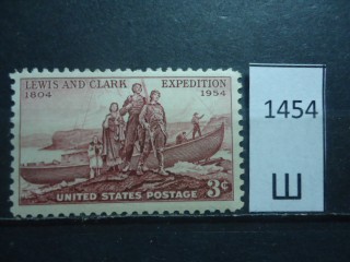 Фото марки США 1954г *