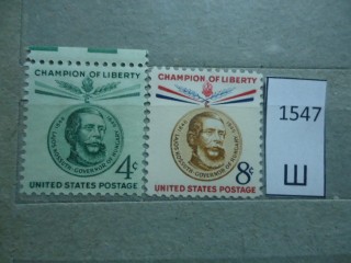 Фото марки США 1958г серия **