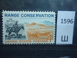 Фото марки США 1961г **