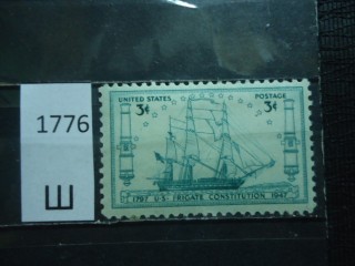 Фото марки США 1947г **