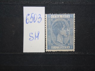 Фото марки Испанская Куба 1879г *