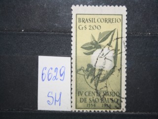 Фото марки Бразилия 1953г