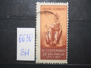 Фото марки Бразилия 1953г