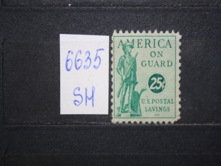 Фото марки США 1941г сберегательная марка *