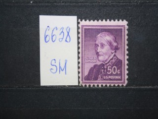 Фото марки США 1954г *