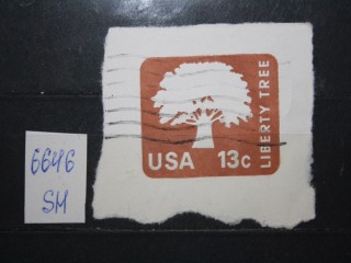 Фото марки США вырезка с конверта