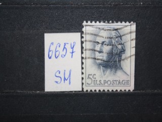 Фото марки США 1961г тип ДР