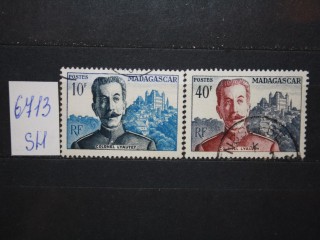Фото марки Французский Мадагаскар 1954г серия