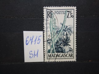 Фото марки Французский Мадагаскар 1954г