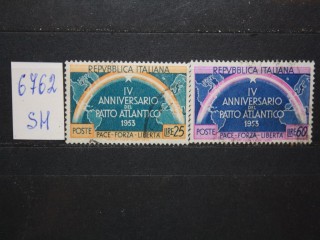 Фото марки Италия 1953г серия