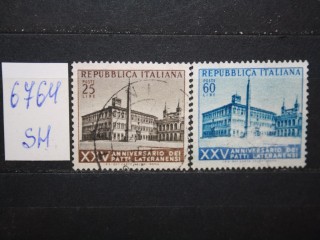 Фото марки Италия 1954г серия