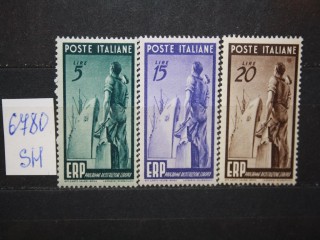 Фото марки Италия 1949г серия **