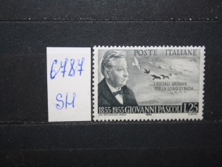 Фото марки Италия 1955г *