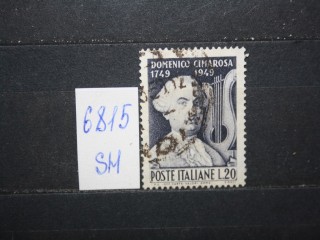 Фото марки Италия 1949г