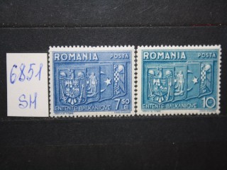 Фото марки Румыния 1938г серия **