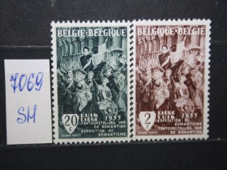 Фото марки Бельгия 1955г серия **