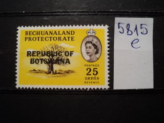 Фото марки Бечуанленд 1966г **