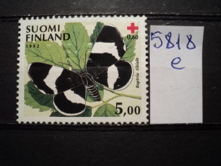 Фото марки Финляндия 1992г **