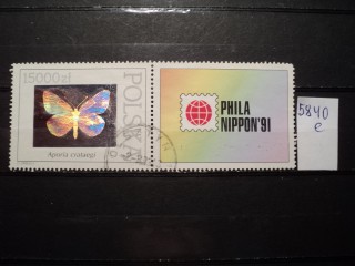 Фото марки Польша 1991г