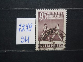 Фото марки Польша 1953г