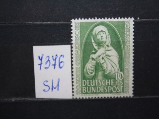 Фото марки Германия 1952г **