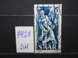 Фото марки Саар 1949г