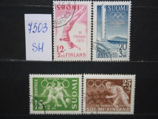 Фото марки Финляндия 1951г серия