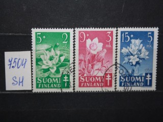 Фото марки Финляндия 1950г серия
