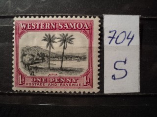 Фото марки Запад. Самоа *