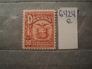 Фото марки Панама 1924г *