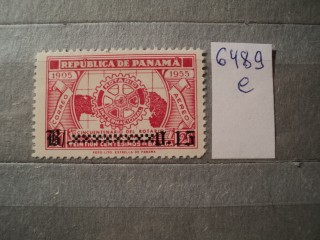 Фото марки Панама 1955г *