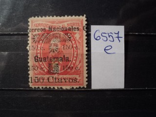 Фото марки Гватемала 1886г *