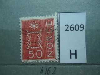 Фото марки Норвегия 1962г