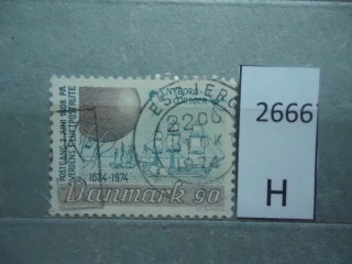 Фото марки Дания 1974г