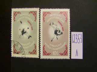 Фото марки Монголия 1966г