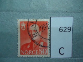 Фото марки Норвегия 1962г