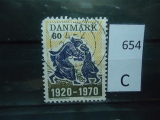 Фото марки Дания 1970г