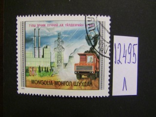 Фото марки Монголия 1982г